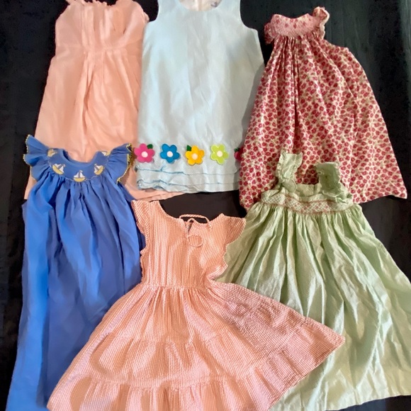 Lot 6 girls size 6 dresses Lands’ End Papp d’ Anjo - Picture 4 of 7